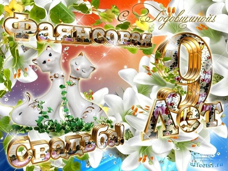 Картинка фаянсовая свадьба 9 Годовщина свадьбы 9 лет.