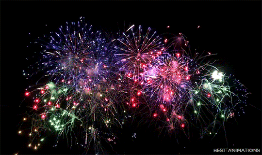 Картинка фейерверк с днем рождения женщине 50 Amazing Fireworks Animated Gif Pics to Share! Fireworks gif, Fireworks animat