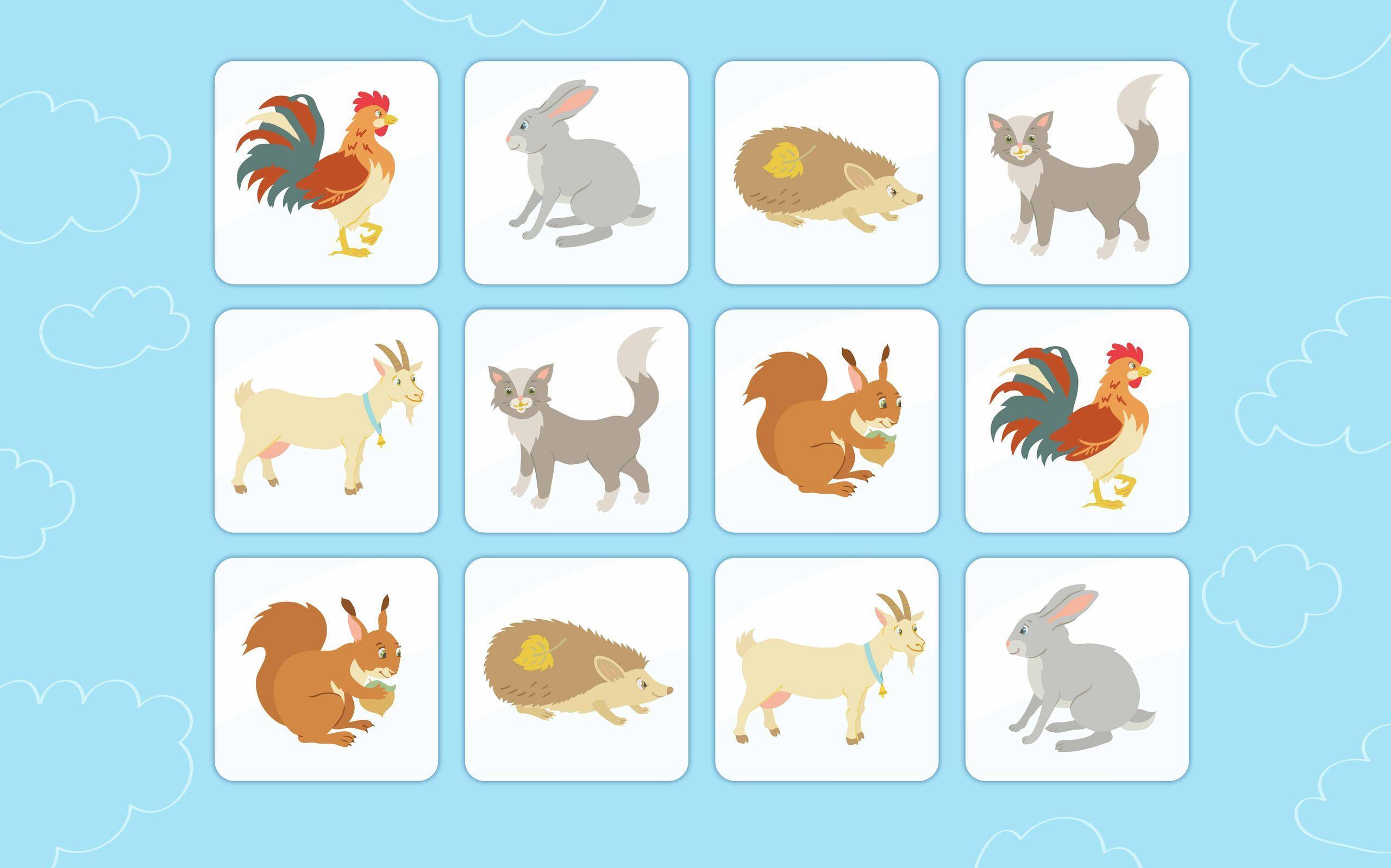 Картинка где найти животные ด า ว น โ ห ล ด Wild, domestic animals - game APK ส ำ ห ร บ Android