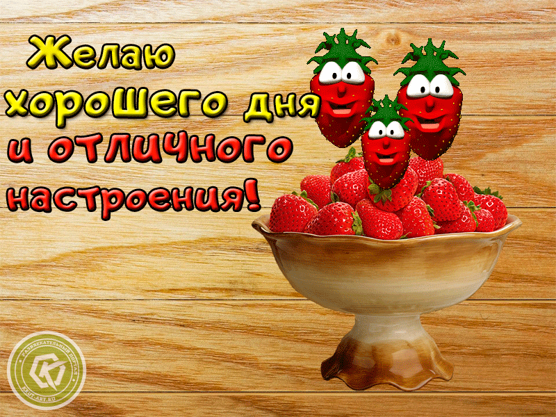 Картинка хорошего дня и отличного настроения прикольные Открытка для тех, кто хочет пожелать хорошего настроения своему лучшему другу и 