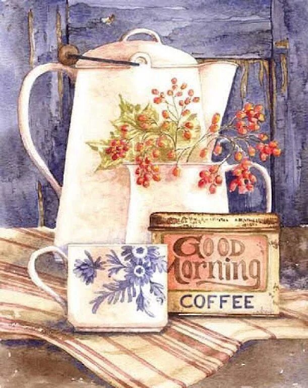 Картинка хорошего дня ретро Café Good Morning Coffee art, Good morning, Good morning coffee