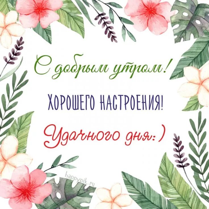 Картинка хорошего дня рисованная Пожелания хорошего настроения и удачного дня в картинках. Доброе утро, Праздничн