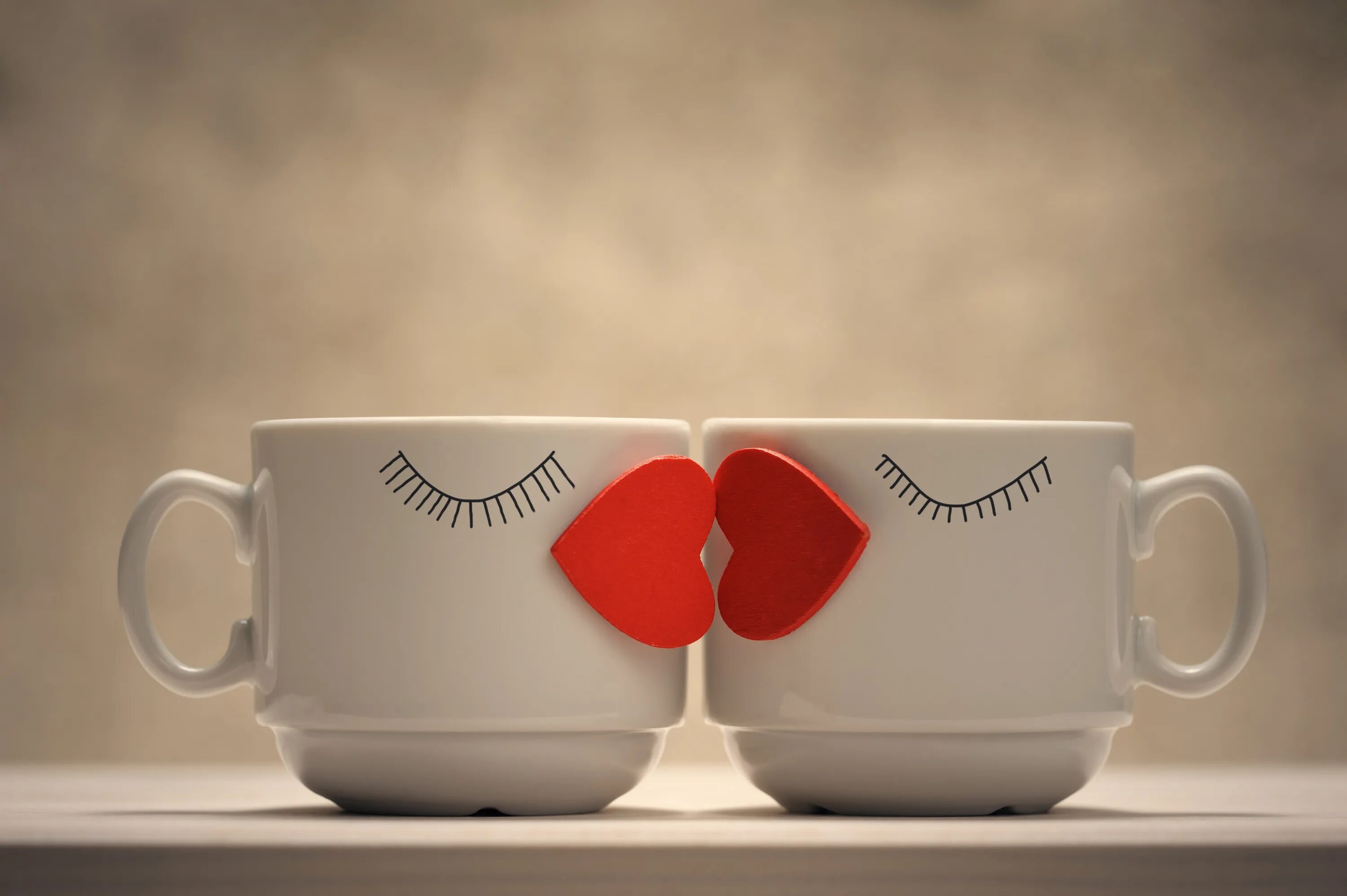 Картинка хорошего дня с поцелуем coffee mugs" HD wallpapers
