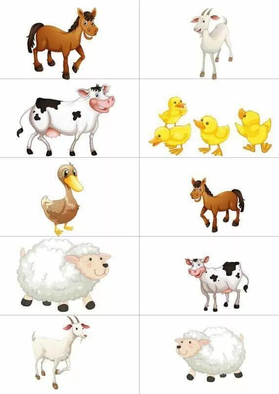 Картинка игры домашние животные Pin on DOMÁCE ZVIERATÁ Farm activities preschool, Farm animals preschool, Presch