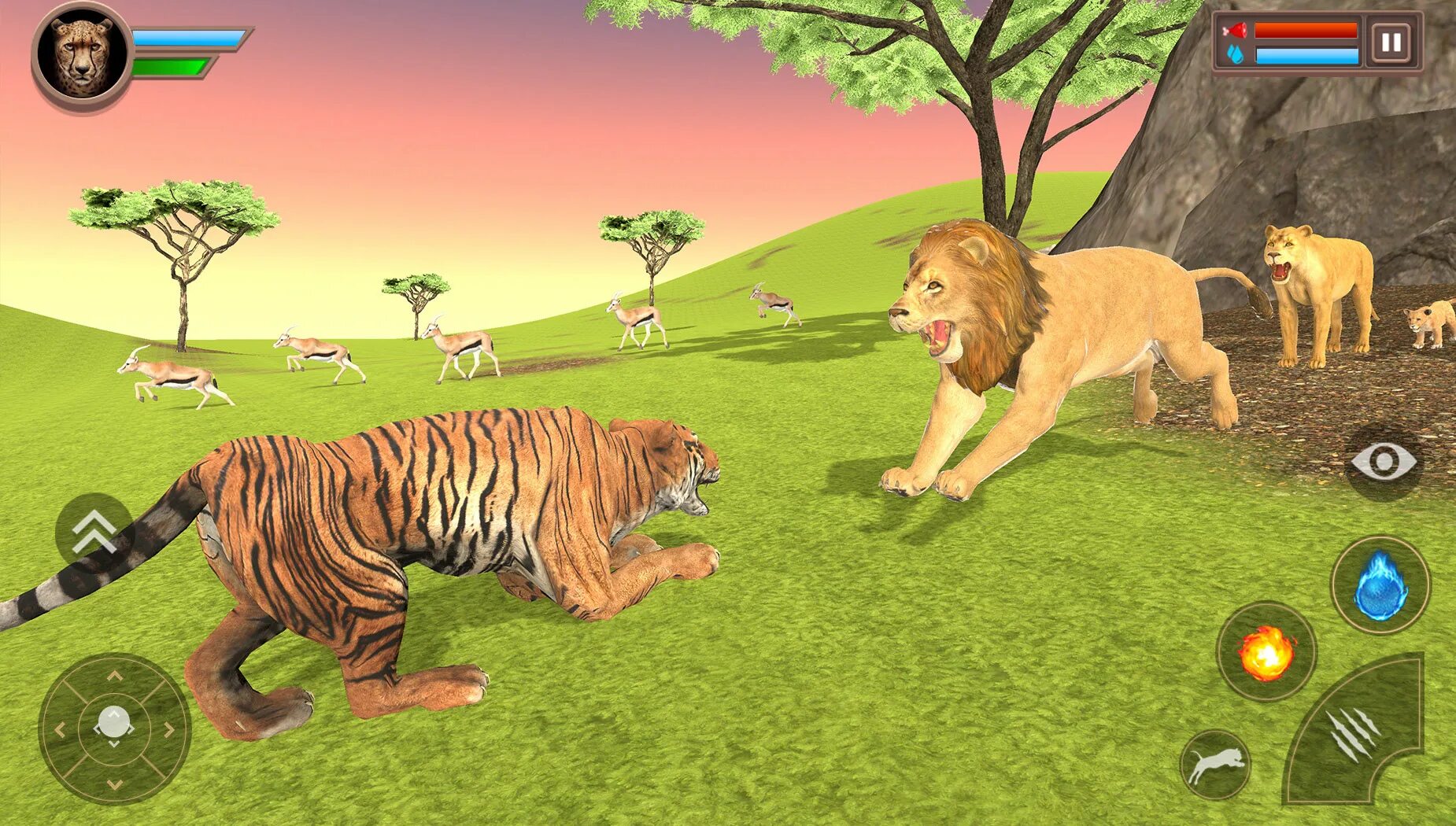 Картинка игры животные Savannah Animal Simulator Game :: Behance