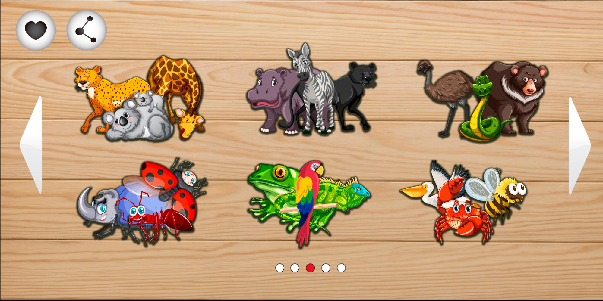 Картинка игры животные Скачать Пазлы для детей с животными APK для Android