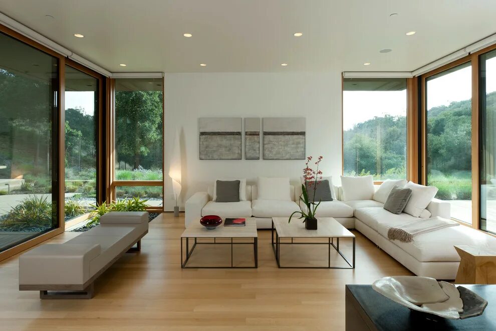 Картинка интерьер дома Sunol Modern Residence - Модернизм - Гостиная - Сан-Франциско - от эксперта Swat