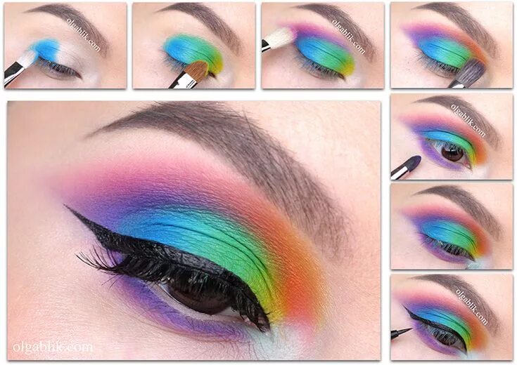 Картинка как накрасить Sleek i-Divine Ultra Mattes V1 Palette Makeup Tutorial Eye makeup, Beginner make