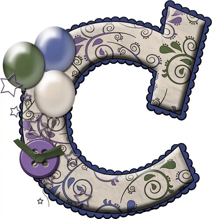 Картинка красивые буквы для оформления GRANNY ENCHANTED'S BLOG: Free 111 Moonlight Digital Scrapbook Letter C Scrapbook