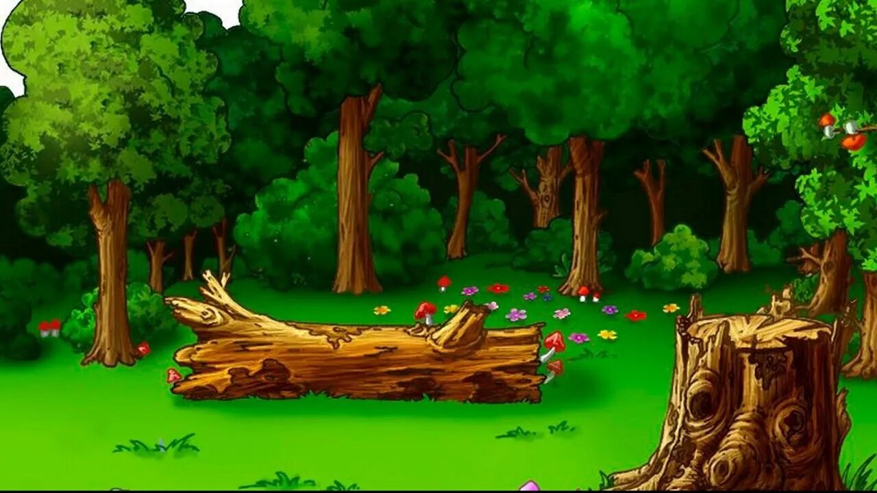 Картинка лес без животных Дидактическая игра на развитие звуковысотного восприятия музыки - YouTube