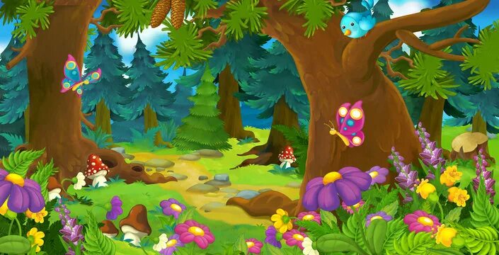 Картинка лес без животных для детей Forest Animals Cartoon Images - Browse 282,210 Stock Photos, Vectors, and Video 