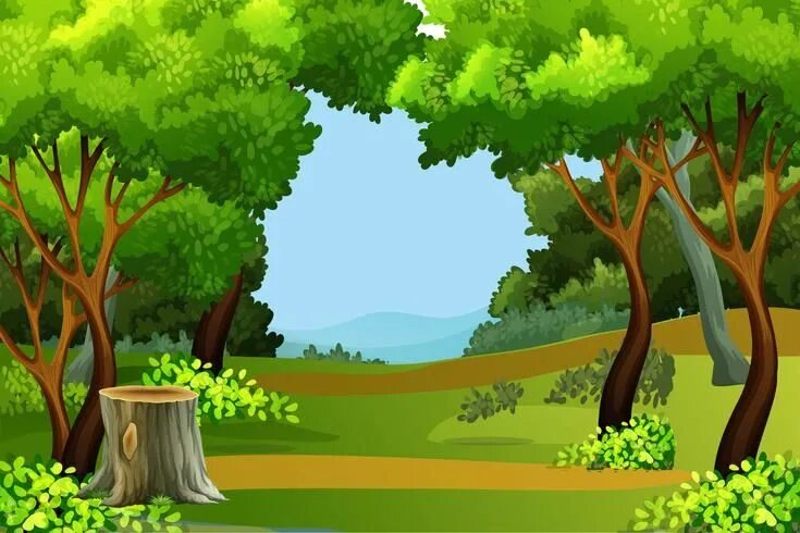 Картинка лес без животных для детей Download Green forest scene background for free Scene background, Forest cartoon