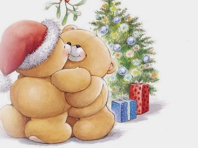 Картинка любимому новый год Ositos For Ever Friends para Navidad. Dibujos animados navideños, Amor en navida