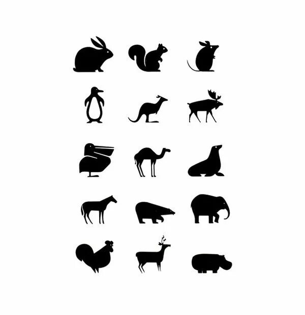 Картинка маркировка животных pictograms expo 67 in 2020 Animal silhouette, Pictogram, Icon design