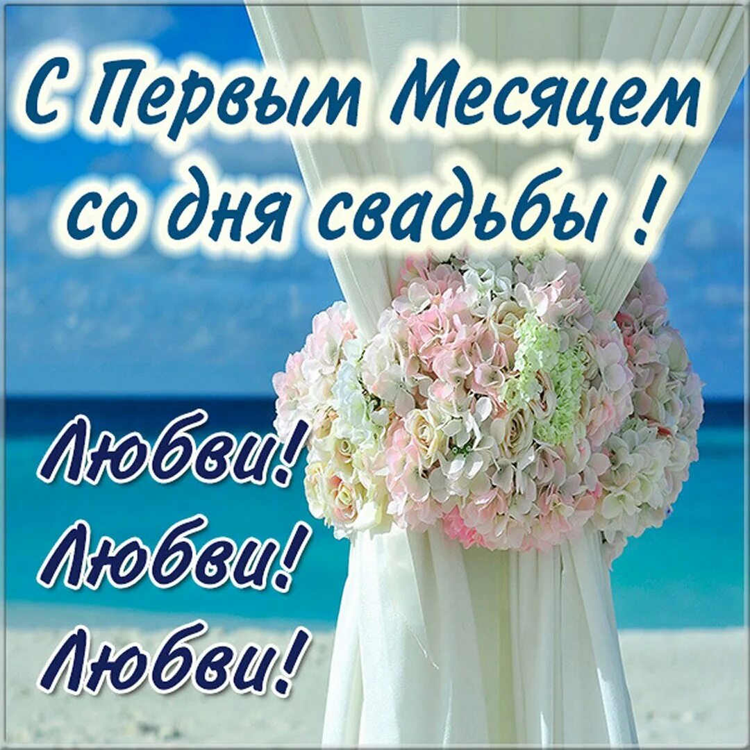 Картинка месяц со свадьбы С днем свадьбы 1 месяц - Фото Поздравление с зеленой свадьбой #70. tre-i-dnr.ru