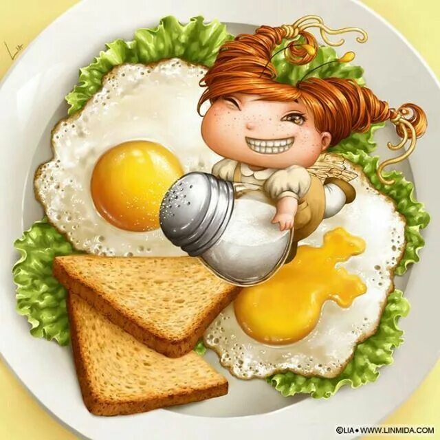 Картинка мультяшная с добром утром Buon appetito Fairy, Whimsical art, Cute drawings