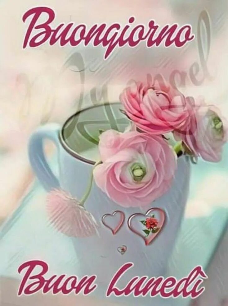Картинка на итальянском хорошего дня Buon lunedì Buongiorno, Buon lunedi, Lunedi