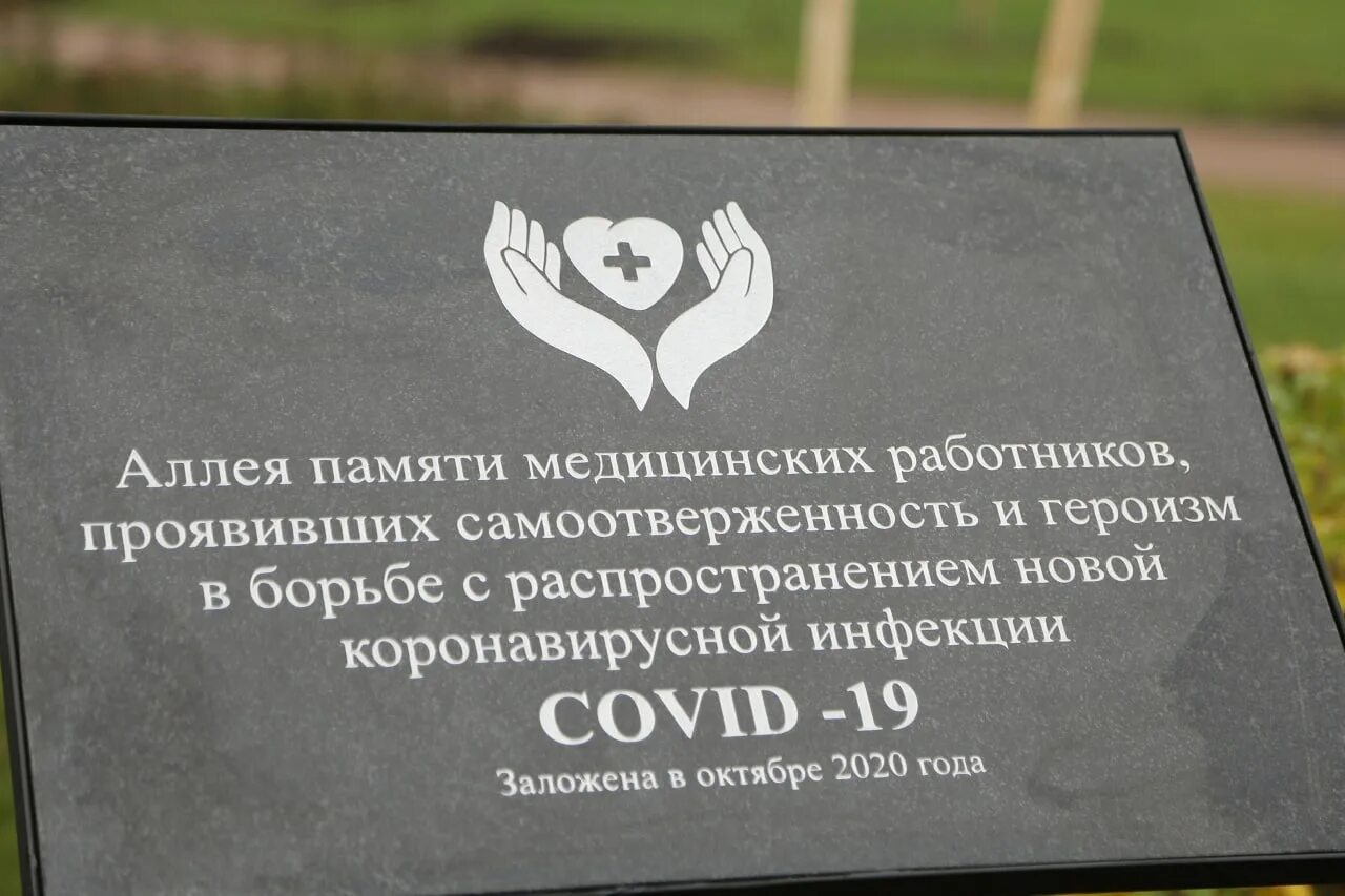 Картинка на памятник медицинскому работнику На Пискаревском проспекте появится Сад Милосердия в память погибших в пандемию м