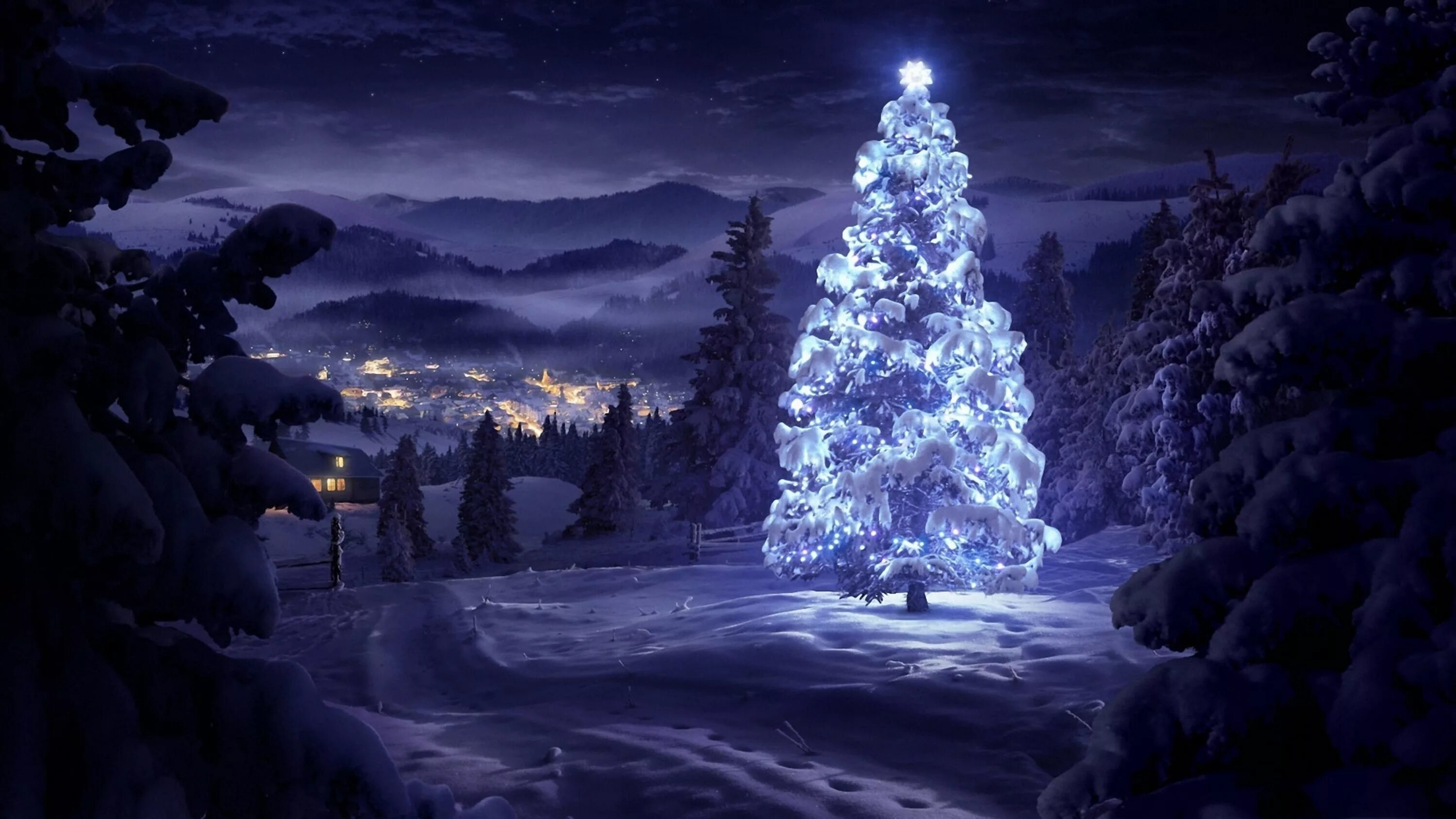 Картинка на рабочий экран новый год It`s Christmas. Winter scenery, Christmas tree wallpaper, Winter pictures