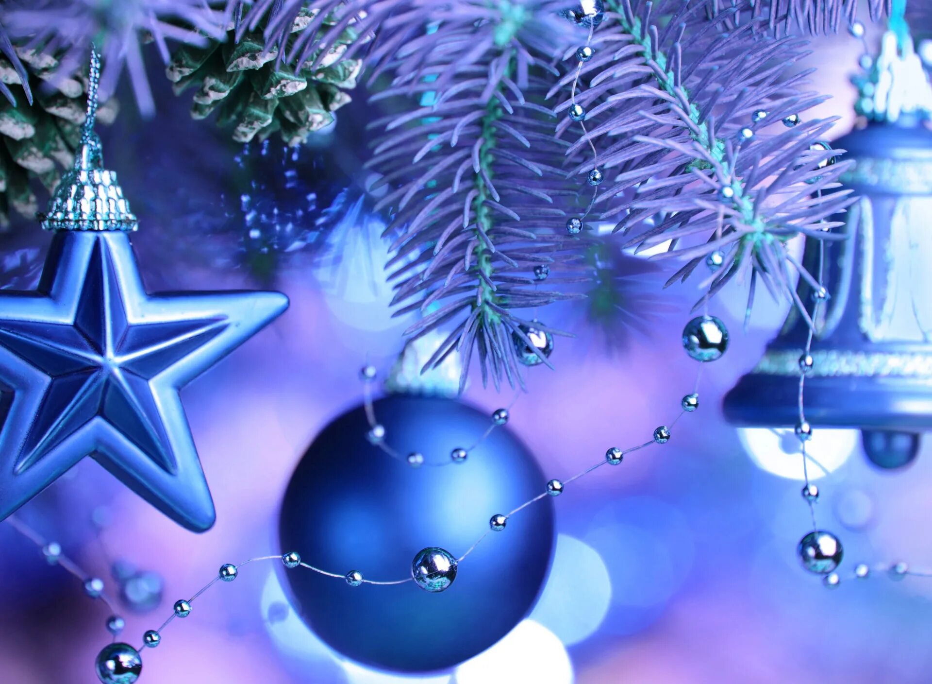 Картинка на рабочий экран новый год Download wallpaper toys, star, tree, new year, Christmas, branch, ball, section 