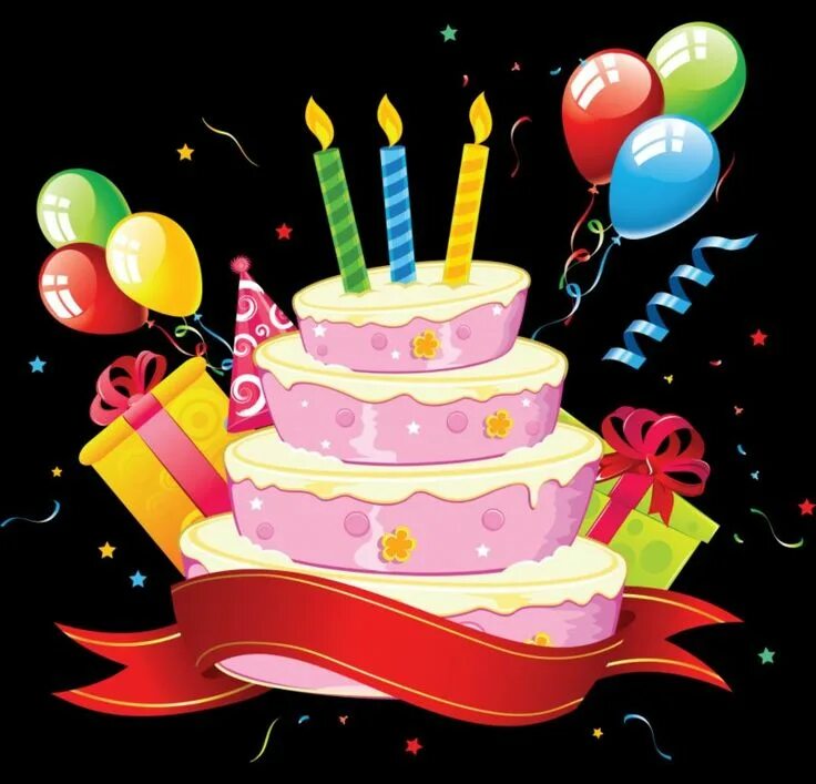 Картинка на торт с днем рождения Pin de , , , , , , , , em Cake Parabéns feliz aniversário, Aniversario, Feliz an