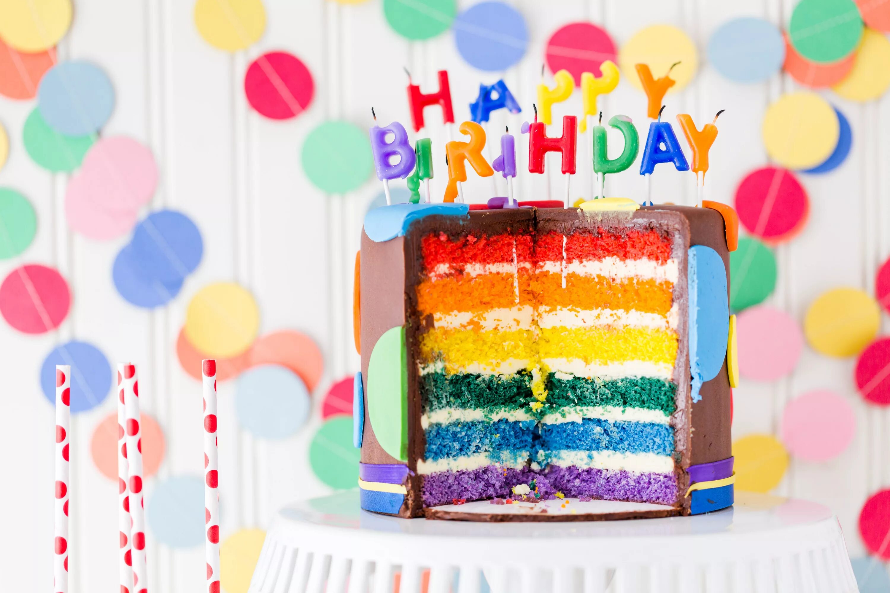 Картинка на торт с днем рождения Скачать обои торт, Happy, свечи, cake, День Рождения, sweet, decoration, Birthda