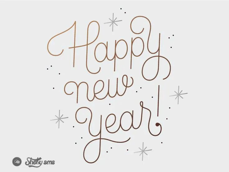 Картинка новый год слова Awesome Happy New Year Shayari in Hindi 2018 Hindi Fonts Happy new year typograp