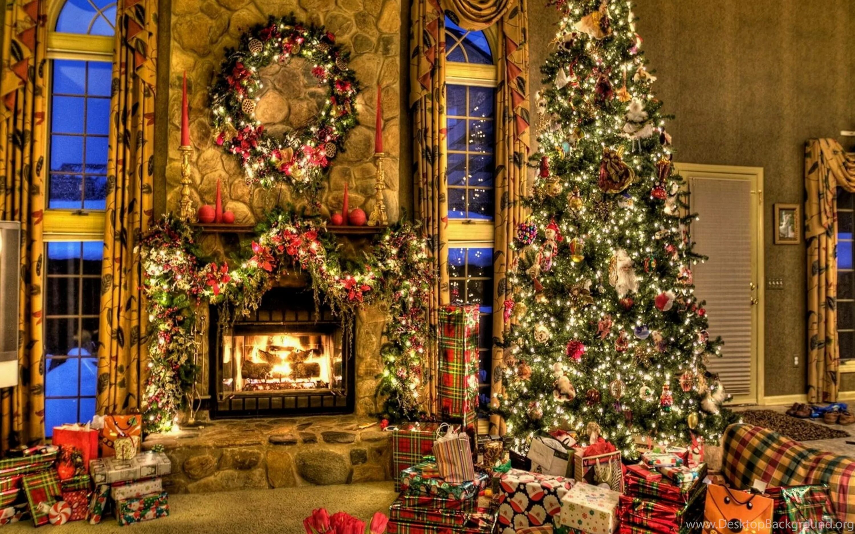 Картинка перед новым годом Descargar fondos de Diseñode Interiores Navideños En Ultra Hd 4k. Wallpapers.com