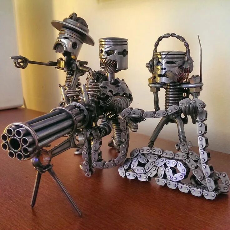 Картинка поделки самоделки #RipCycle Ripley's Believe It or Not! Recycled Art Contest Welding projects, Met