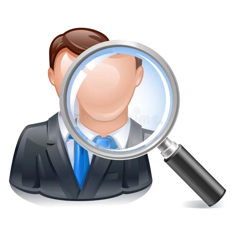 Картинка поиск работника Search employee icon stock vector. Illustration of person - 19449707