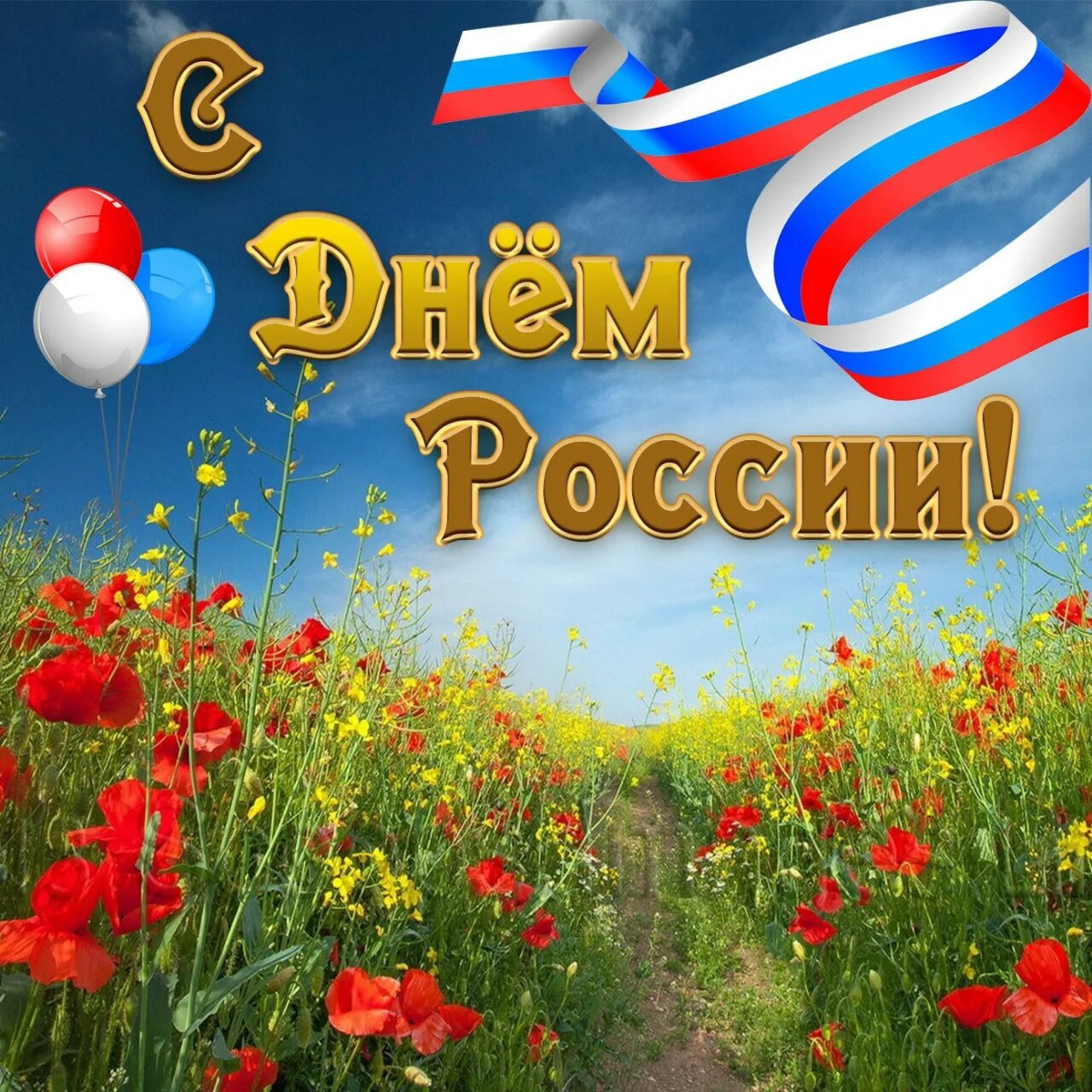 Картинка пожелания с днем россии красивые Актив Ульяновского регионального отделения ЛДПР поздравляет с Днём России