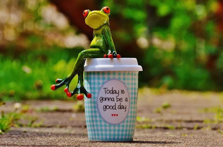Картинка позитивного дня смешная Today is gonna be a good day!" #InternationalCoffeeDay #Coffee #Sunday