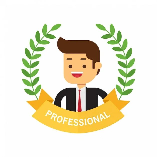 Картинка работник года Premium Vector Best award wreath for businessman