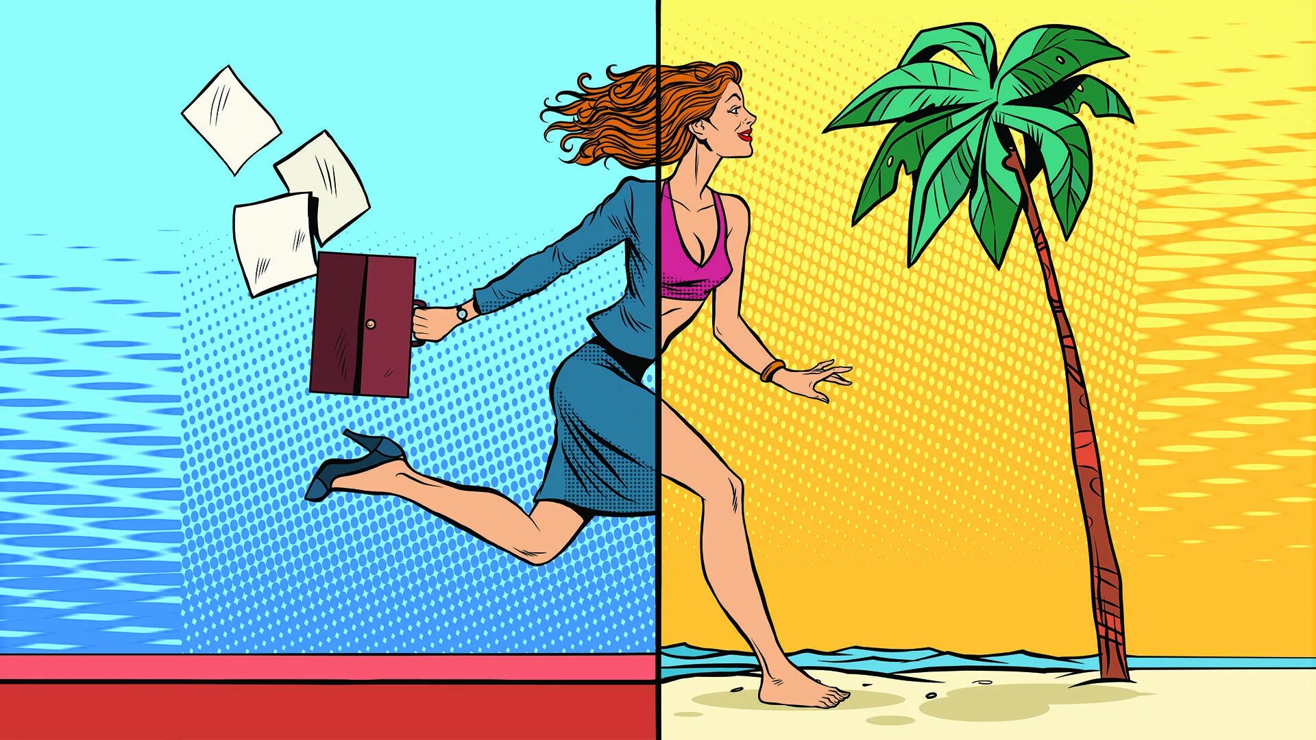 Картинка работник в отпуске 1 simple act to help you truly unplug from work while on vacation Iconos, Cuadro