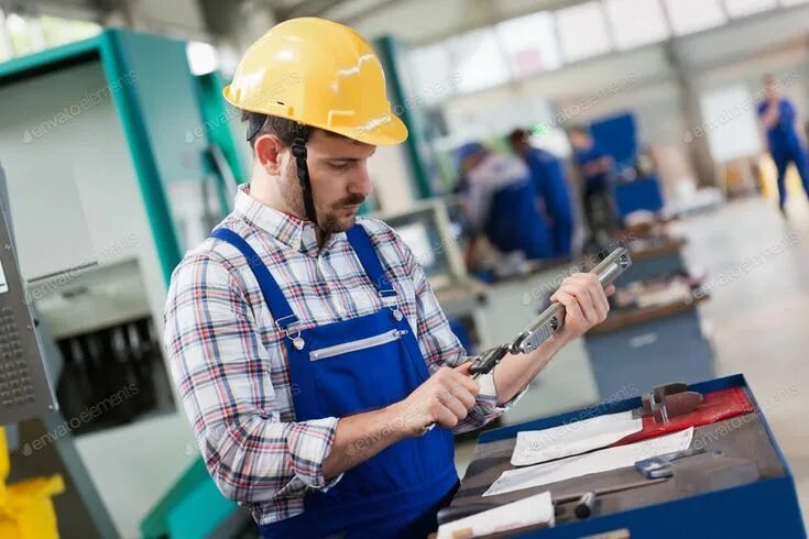 Картинка работника завода industrial factory employee working in metal manufacturing industry By nd3000*`s