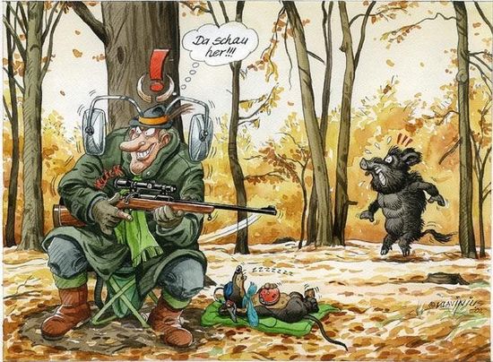 Картинка с днем охотника прикольные Bernd L (berludwisch) - Profile Pinterest