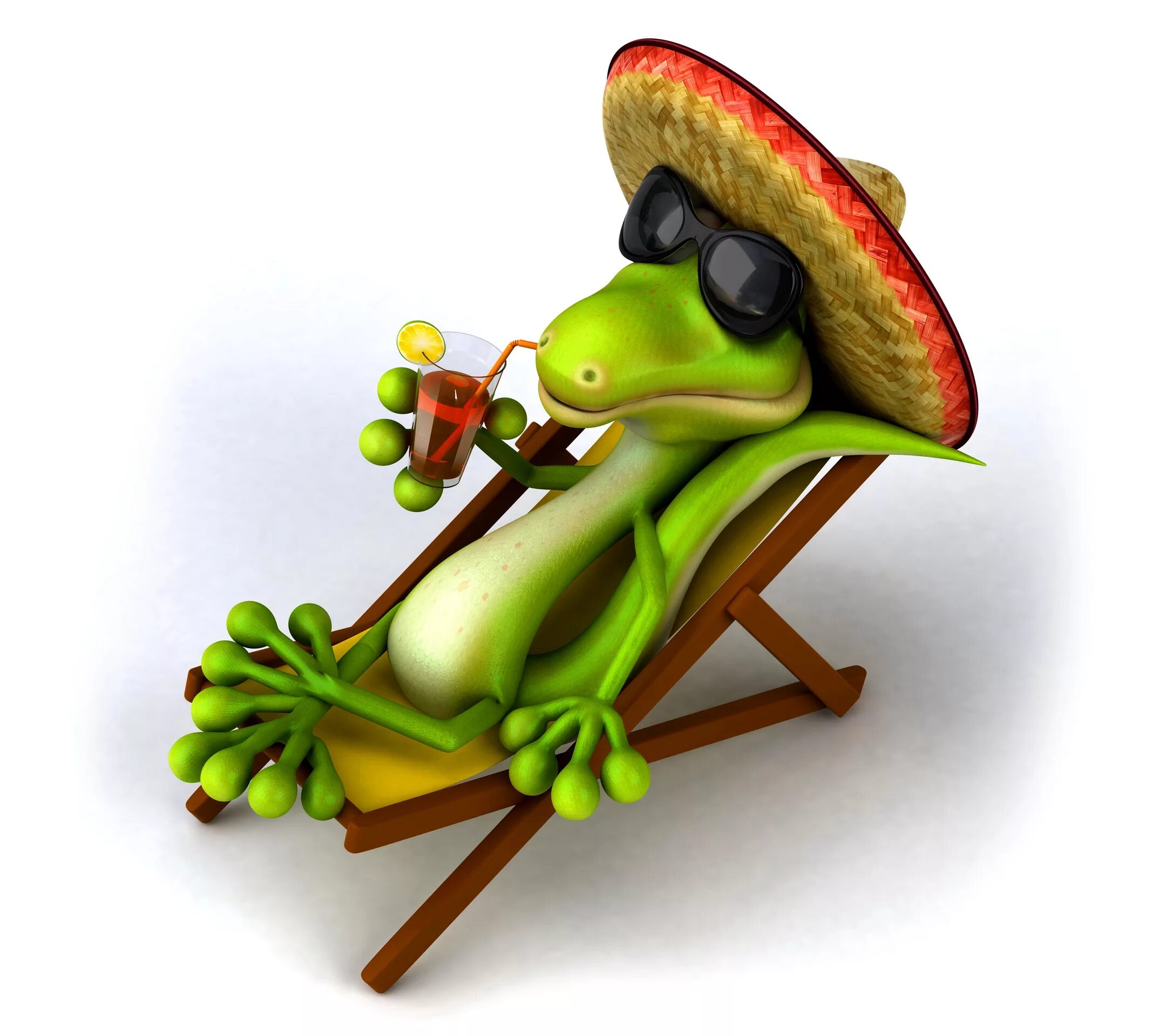 Картинка с днем отпуска прикольная Download wallpaper stay, relax, hat, crocodile, glasses, chaise, cocktail, resor