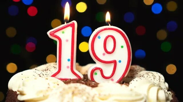 Картинка с днем рождения 19 19 Birthday Відеоматеріал - огляд 347 Стокові відео і відеоматеріали у форматі H