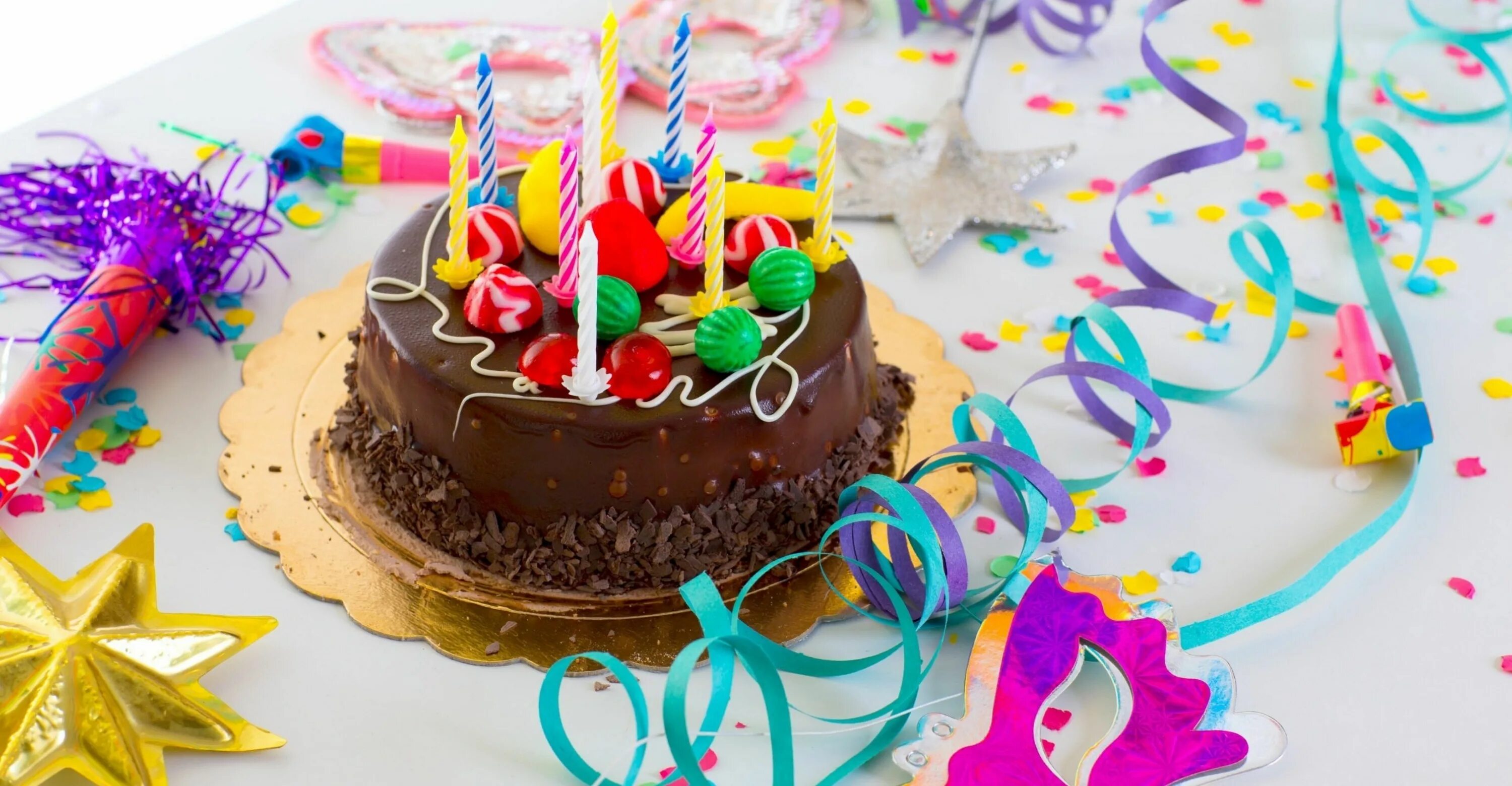Картинка с днем рождения 3840x1997 birthday cake 4k new desktop hd wallpaper Postres navideños, Tartas na