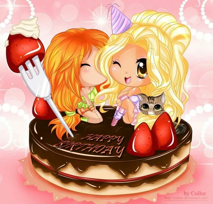 Картинка с днем рождения двум женщинам Pinterest Birthday, Happy birthday, Birthday cake