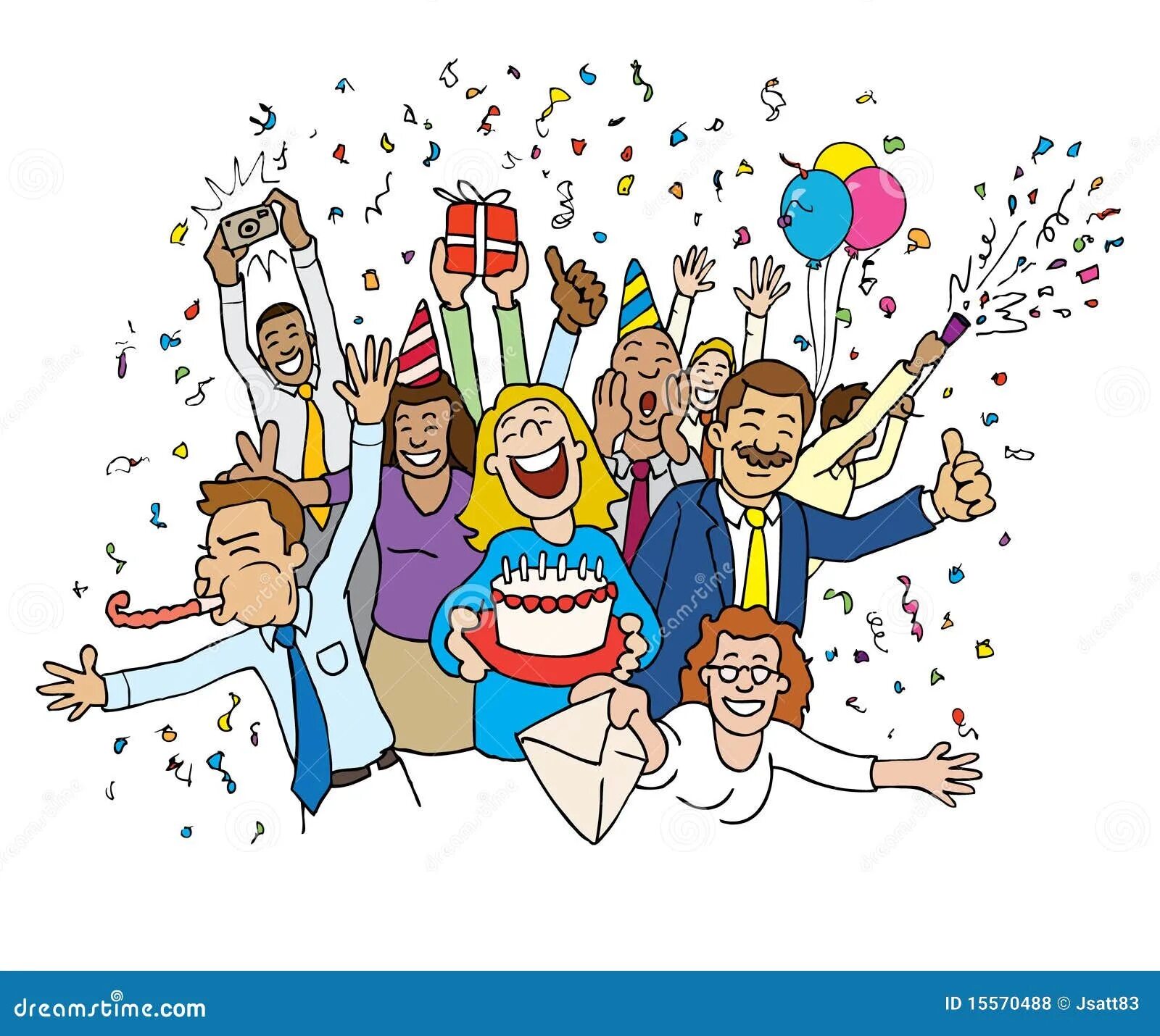 Картинка с днем рождения коллегам по работе Cartoon Party Pictures Factory Sale lasersafety.com