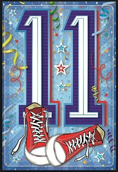 Картинка с днем рождения мальчику 11 Inviti Compleanno 11 Anni Da Stampare in 2020 Birthday cards for boys, Birthday 