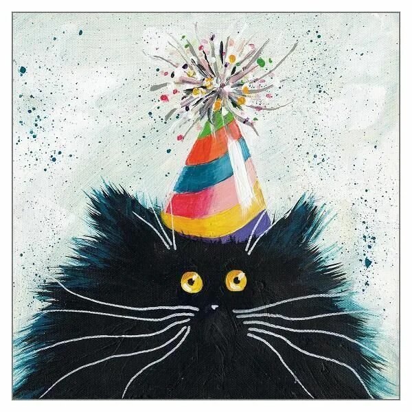 Картинка с днем рождения с котом ⭐ ️⭐ ️⭐ ️⭐ ️⭐ 5 star review: Birthday Card Very quick delivery. Card was good qualit