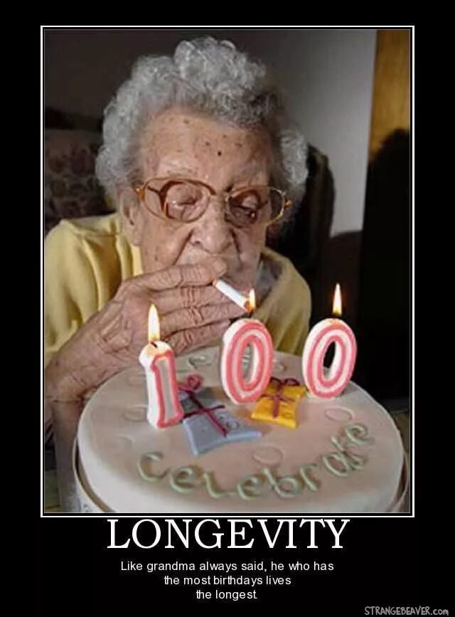 Картинка с днем рождения старушка прикольные Motivational Monday 7-11 - Strange Beaver Funny happy birthday pictures, Funny h