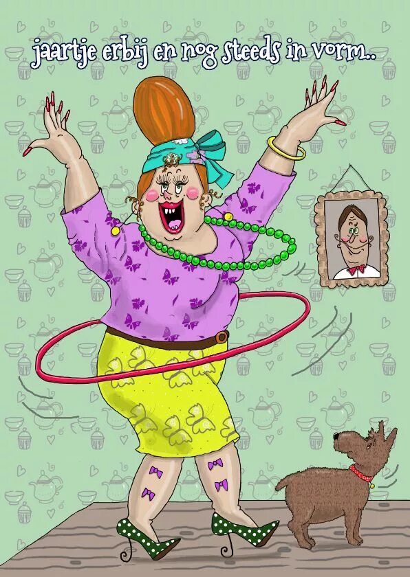 Картинка с днем рождения старушка прикольные Verjaardagskaart In shape Birthday humor, Happy birthday tag, Happy birthday gre