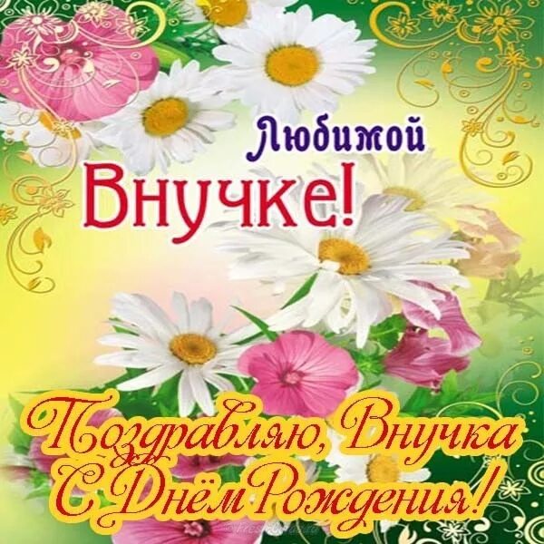 Картинка с днем рождения внучки лет Внучке С днем рождения, Рождение, Счастливые картинки