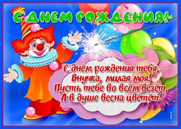 Картинка с днем рождения внучки лет ЮЛИАНА, С ДНЁМ РОЖДЕНИЯ ВНУЧА!!! 2022 Алена Костырева ВКонтакте