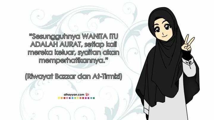 Картинка с днем рождения женщине мусульманке Wanita Itu Adalah Aurat Islam, Beautiful hijab, Beautiful