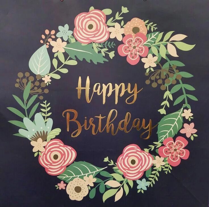 Картинка с днем рождения женщине пинтерест Pin by Madre Debra on bday Happy birthday flower, Happy birthday greetings, Birt