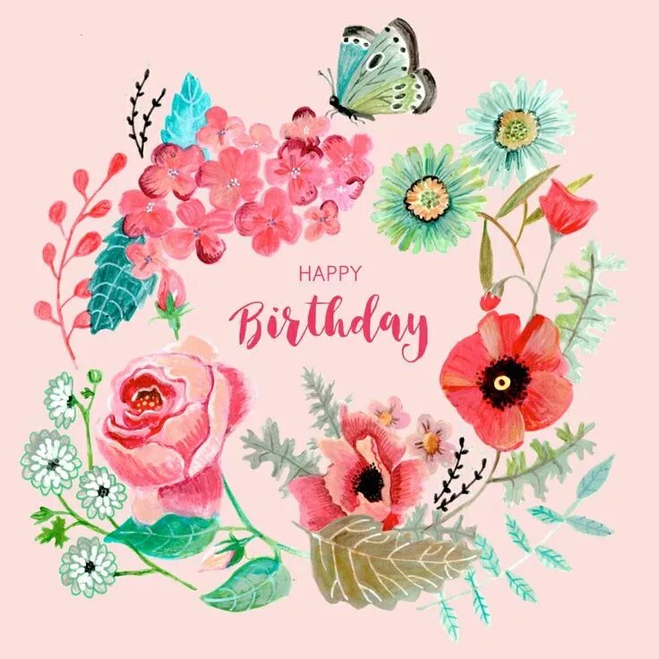 Картинка с днем рождения женщине пинтерест Pin by J a n è l on Birthday - Verjaardag Free happy birthday cards, Happy birth